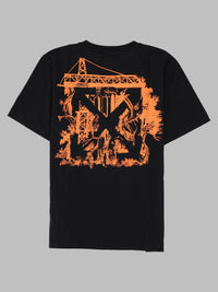 Off-White Men T-Shirt Con Logo E Stampa