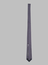 Saint Laurent Men Cravatta In Jacquard Di Seta