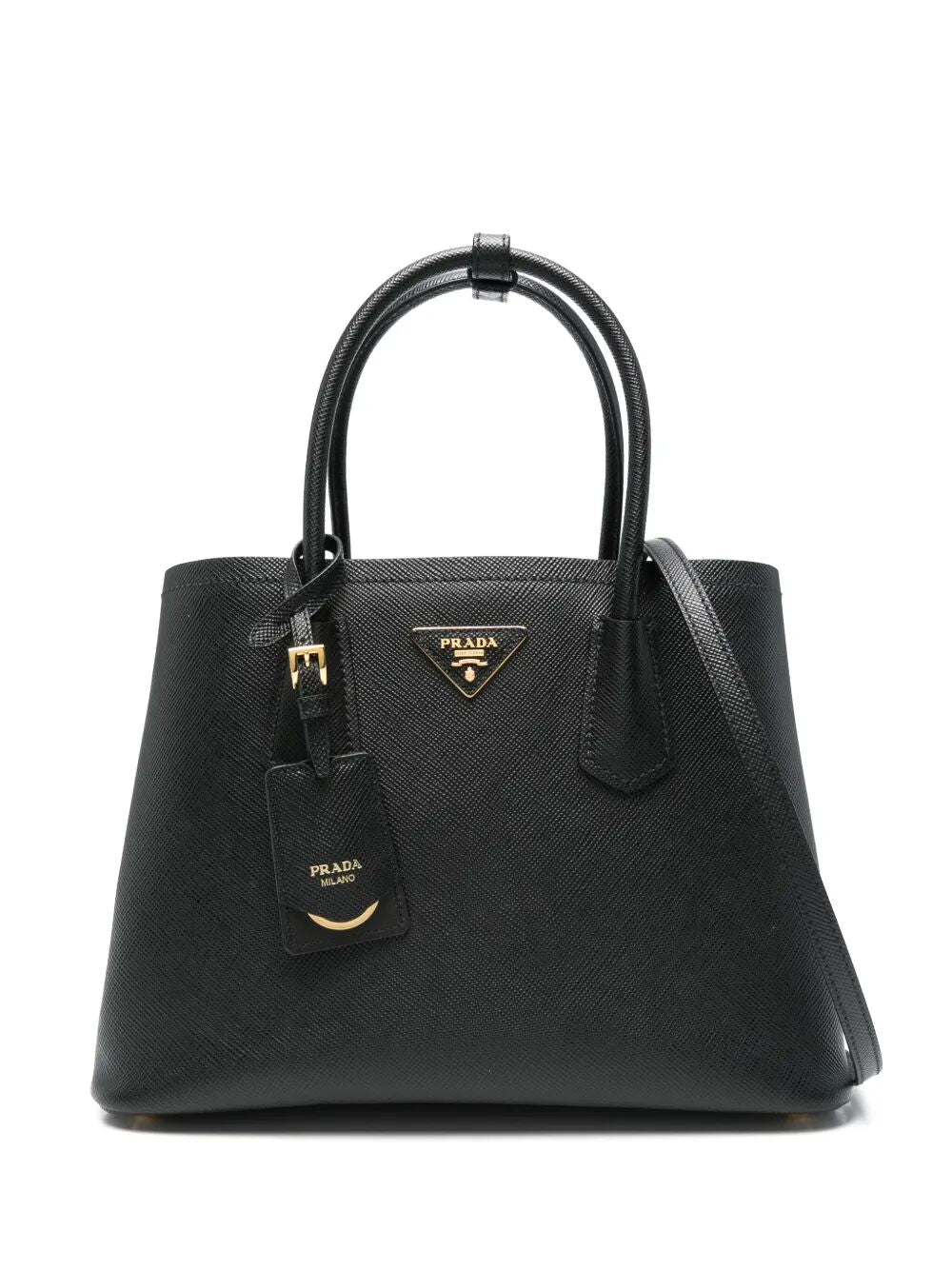 PRADA Medium Prada Double Saffiano Leather Bag Women