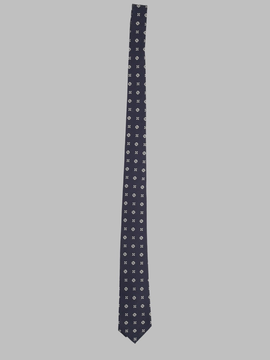 Saint Laurent Men Cravatta In Jacquard Di Seta