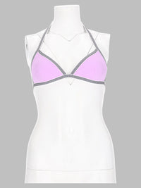 Versace Women Top Bikini Con Greca