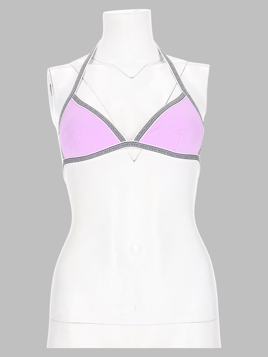Versace Women Top Bikini Con Greca