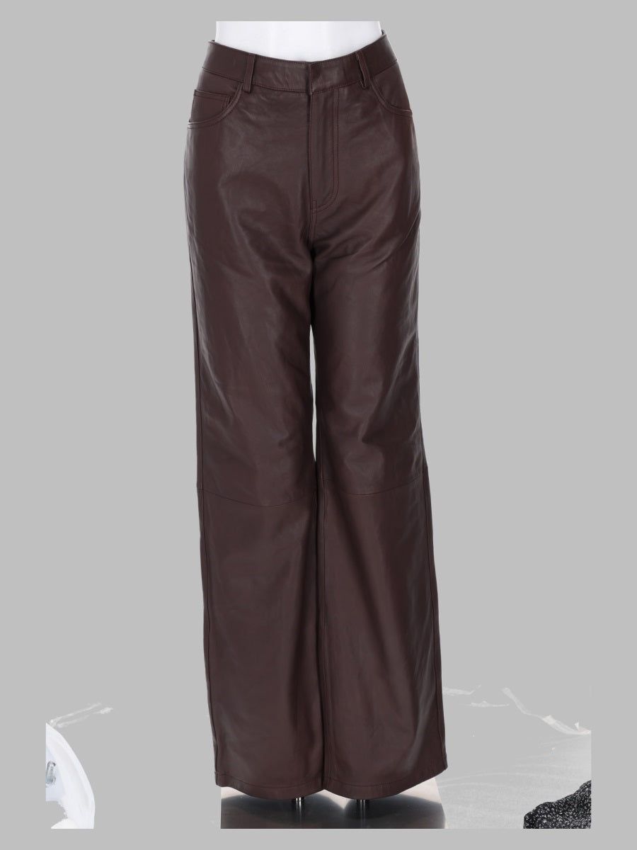 Rotate Women Pantalone In Pelle