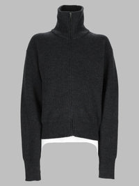 Lemaire Men Cardigan In Lana Con Zip