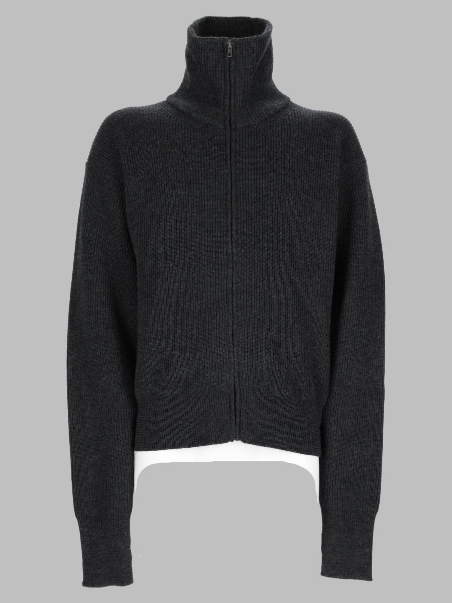Lemaire Men Cardigan In Lana Con Zip