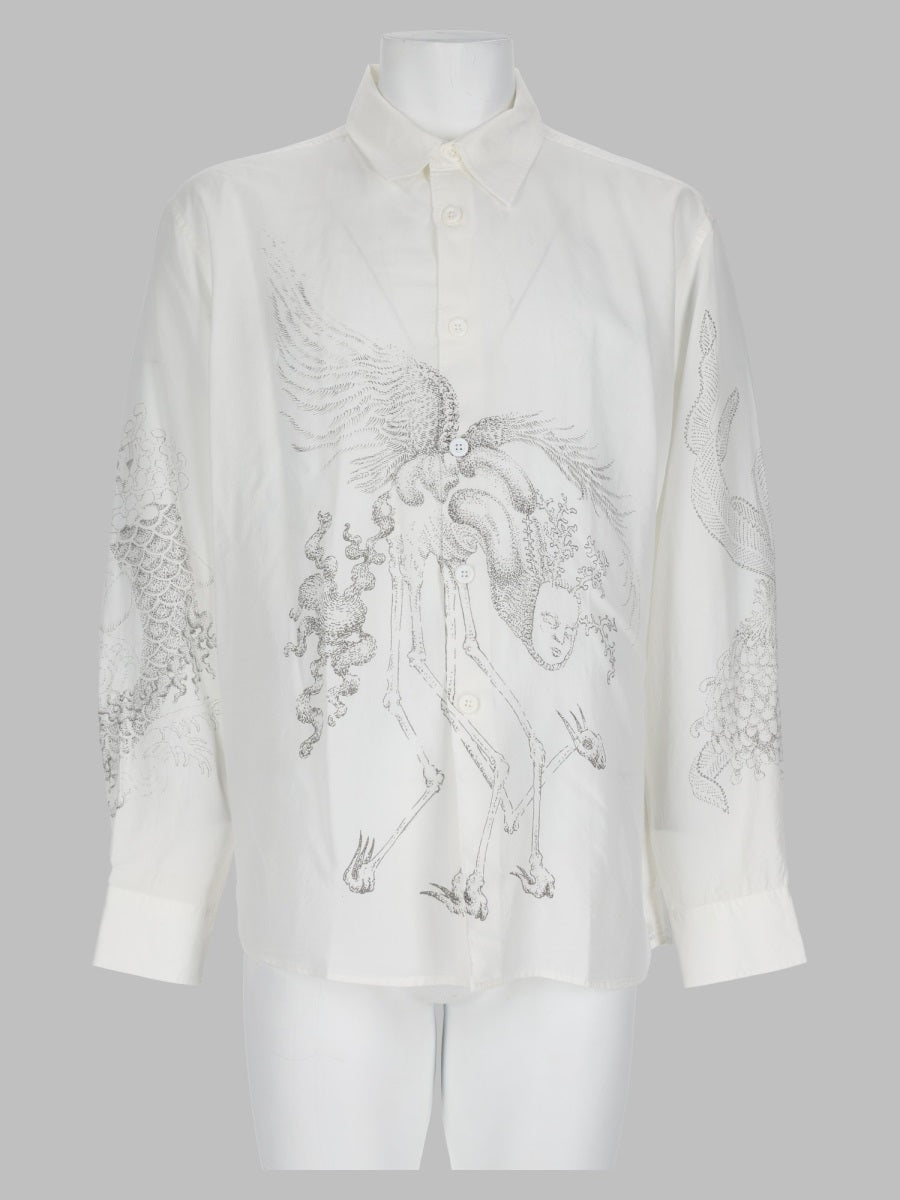 Our Legacy Men Camicia "Beyond" Con Stampa