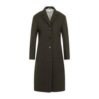 Jil Sander Slim Straight Knee-Lenght Coat Women