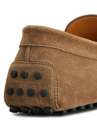 Tod's Men Gommino Suede Loafers With Lace