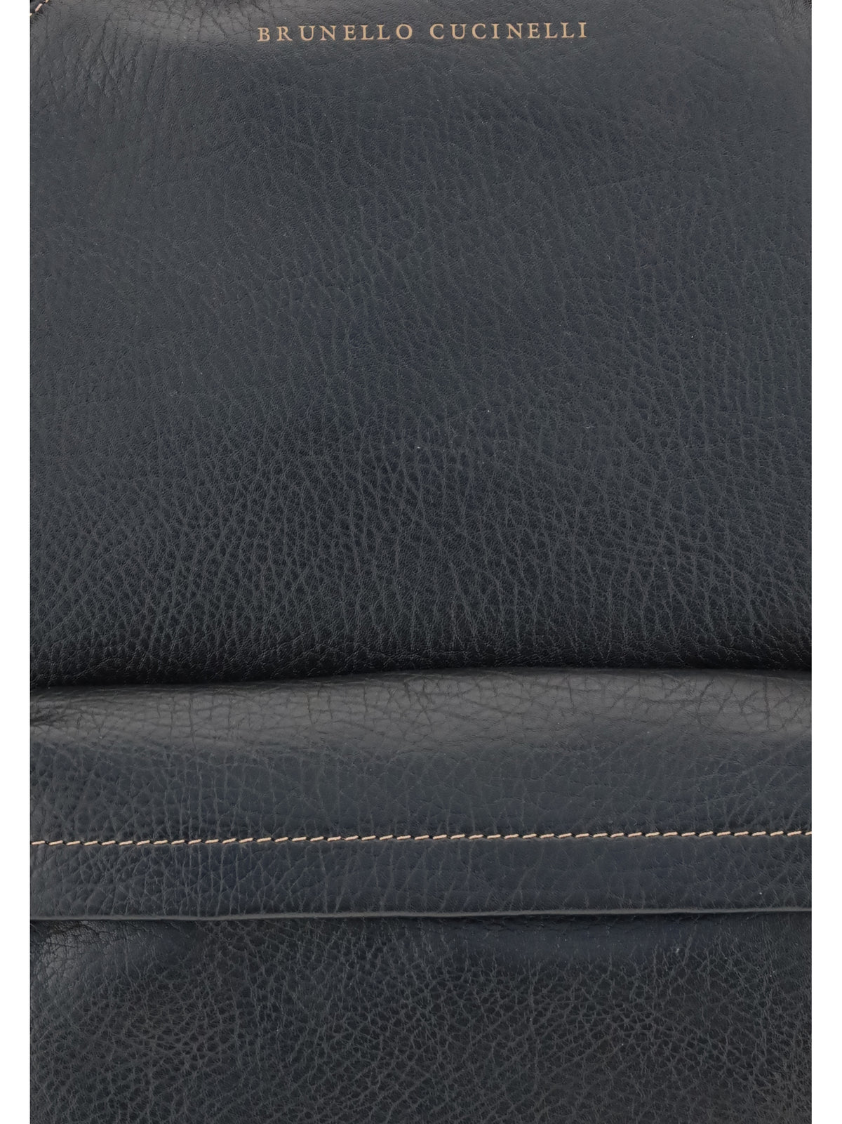 Brunello Cucinelli Men Leather Travel Backpack