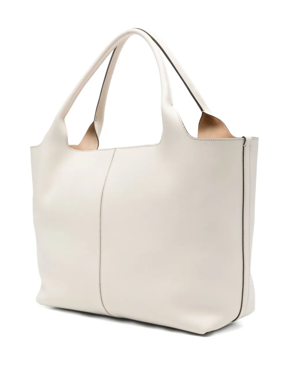 TOD`S Medium-Small Leather Shopping Bag Women