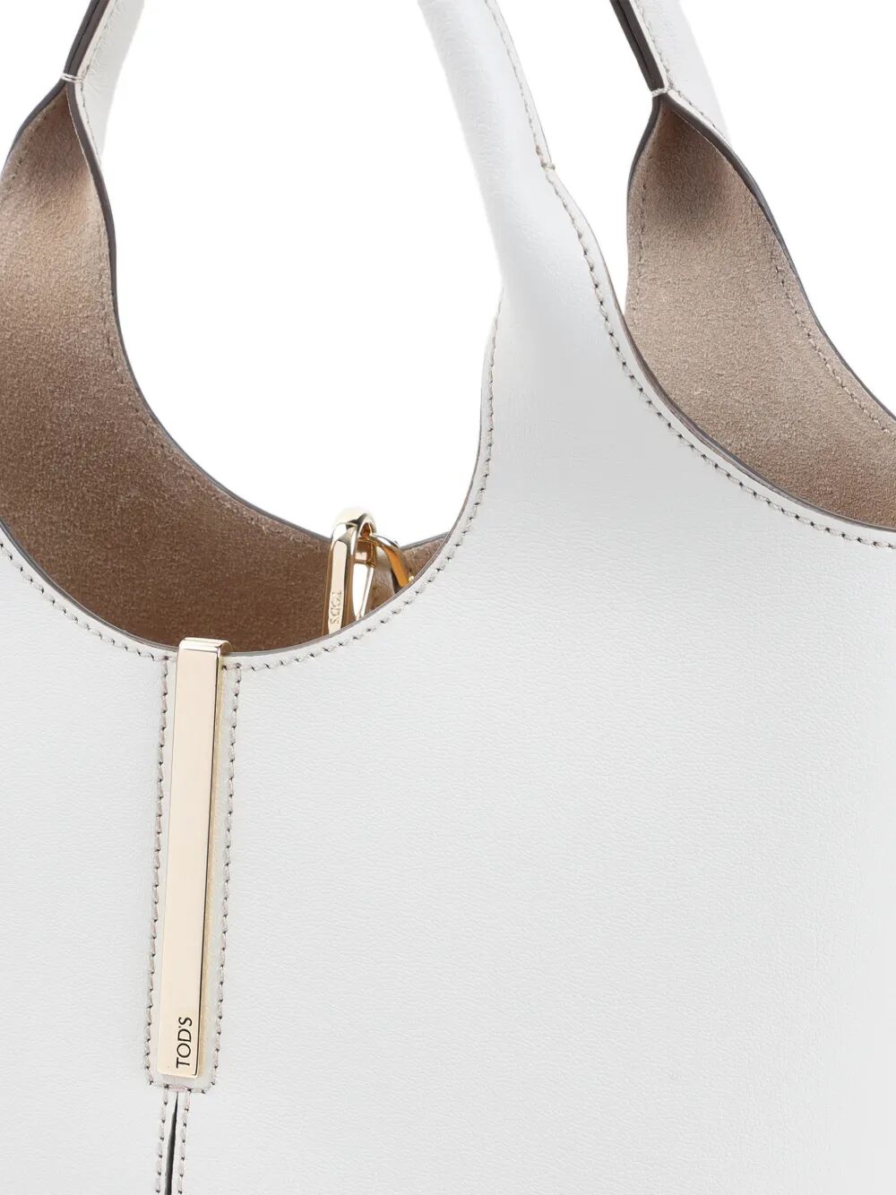 TOD'S Tod's Women Leather Mini Tote Bag With Branded Metal Bar Accessory