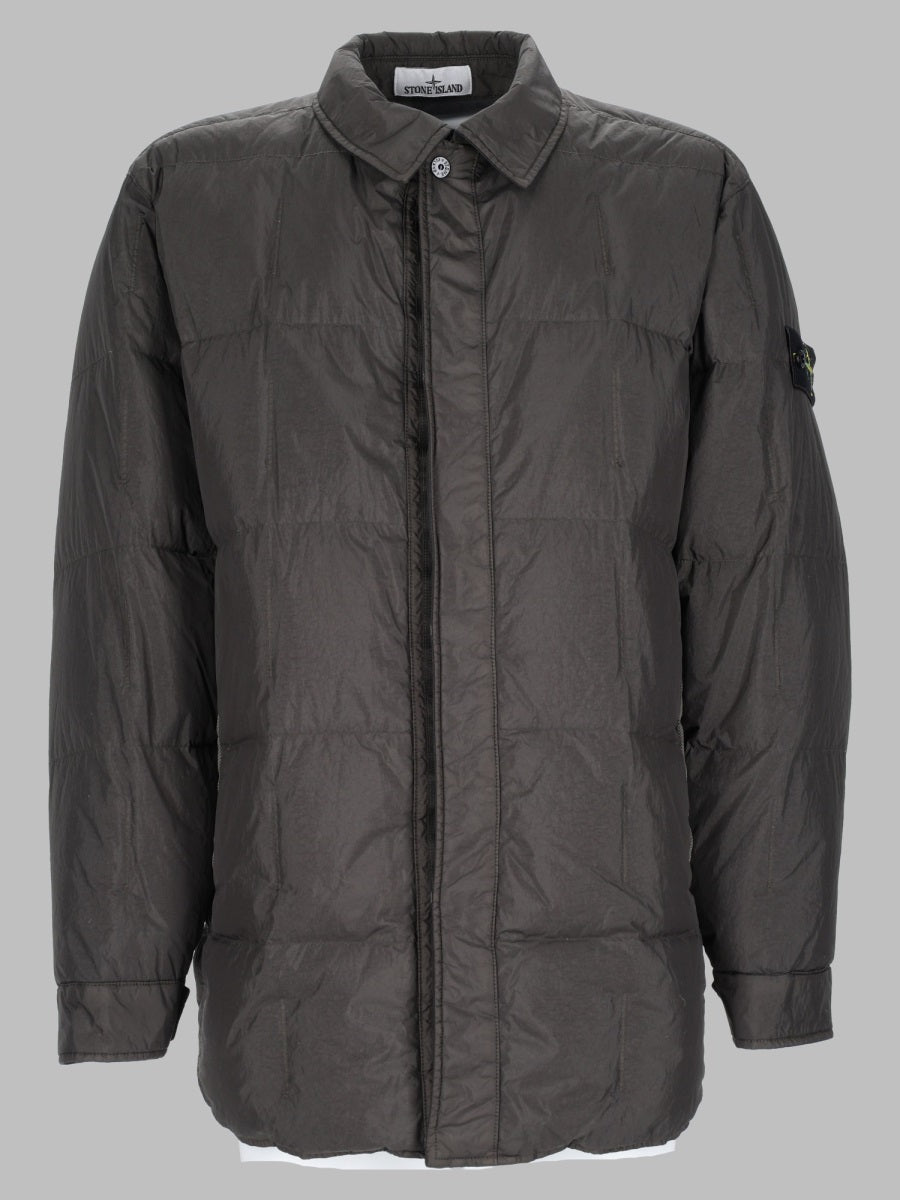 STONE ISLAND Stone Island Men Piumino Antigoccia Con Colletto Rigido