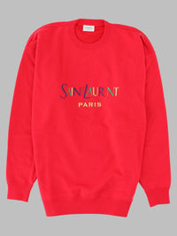 Saint Laurent Women Felpa Con Logo
