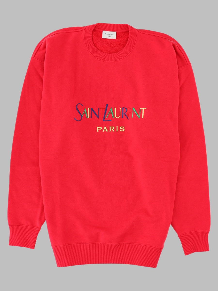 Saint Laurent Women Felpa Con Logo