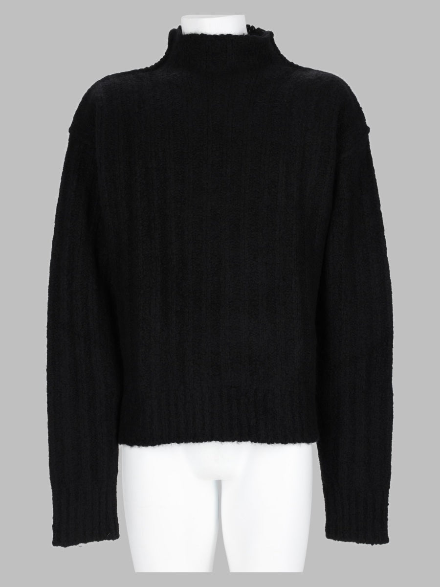 Rick Owens Men Maglia "Turtle" In Cashmere E Seta