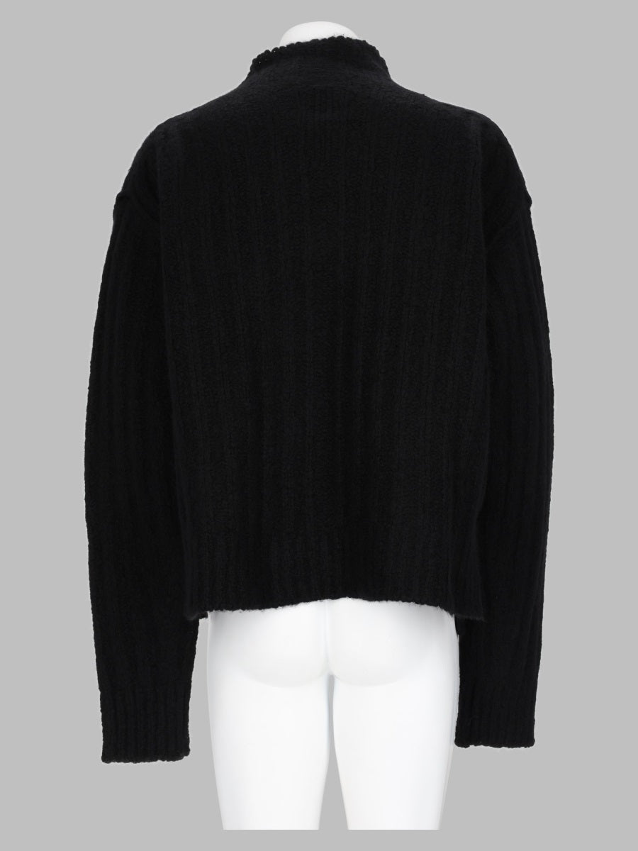 Rick Owens Men Maglia "Turtle" In Cashmere E Seta