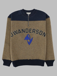 Jw Anderson Men Felpa Con Logo Ricamato