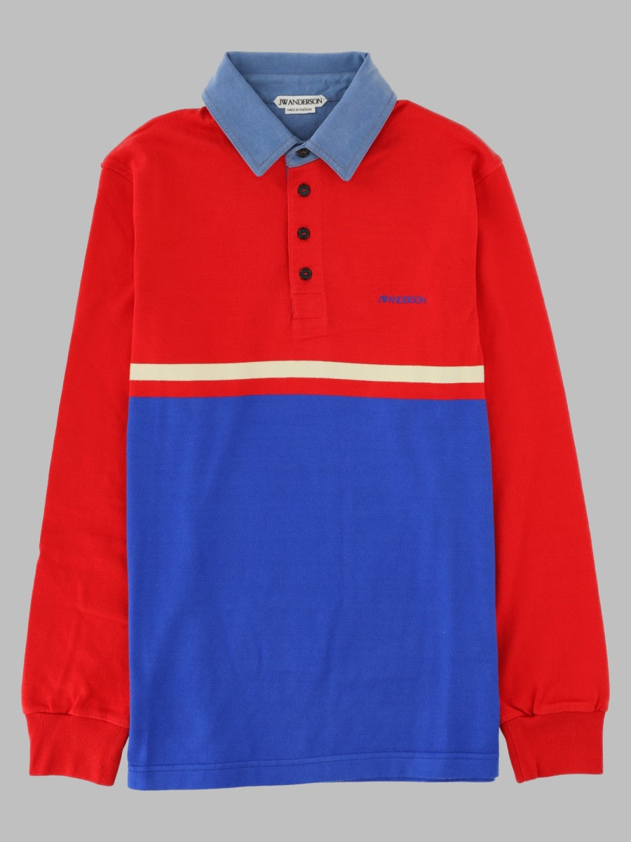 Jw Anderson Men Polo In Cotone Con Logo