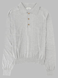 Versace Men Polo In Maglia Di Seta E Cotone