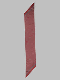 Saint Laurent Men Sciarpa Lavallière In Twill Di Seta