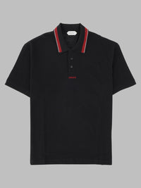 Versace Men Polo Con Logo E Ricamo "Greca"