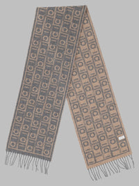 Ferragamo Men Sciarpa Con Motivo Monogram