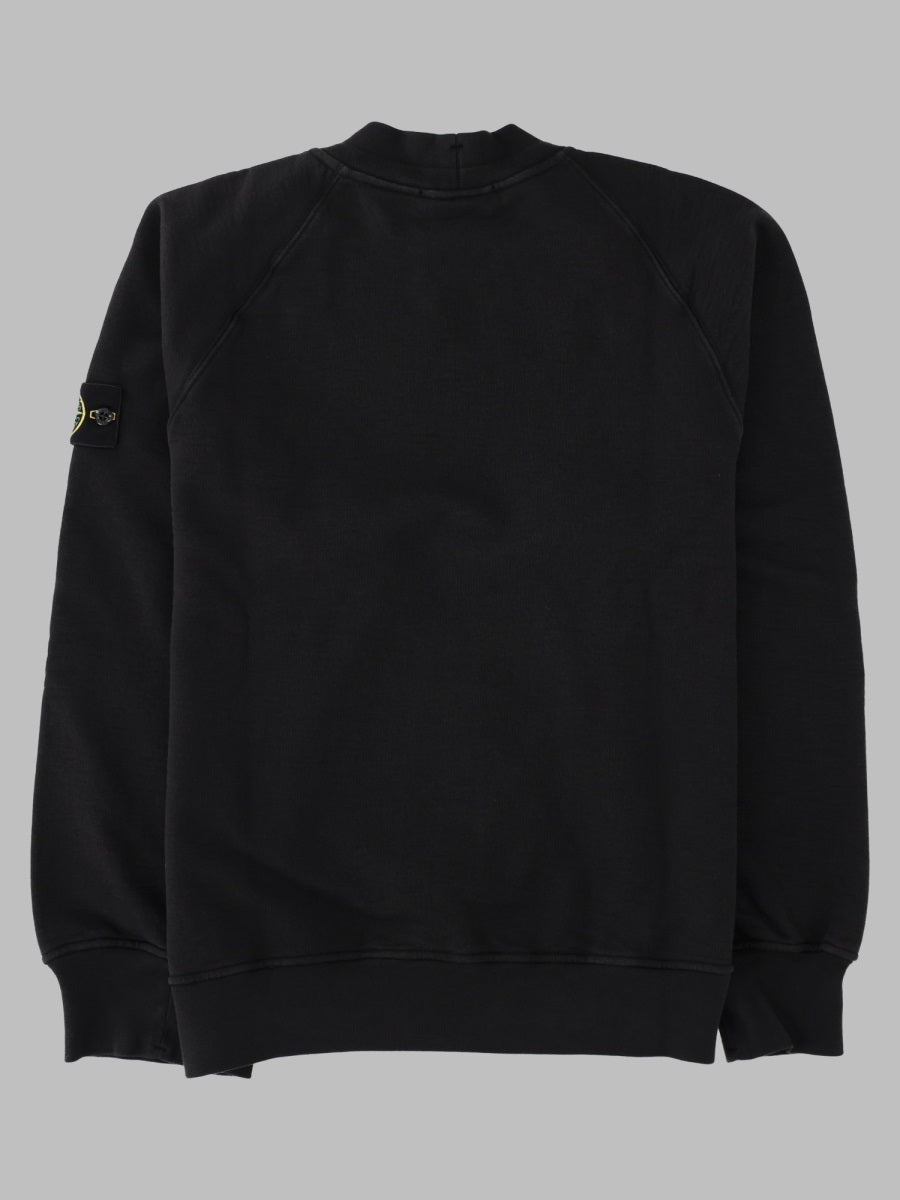 Stone Island Men Felpa Con Patch Logo