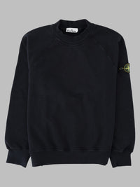 Stone Island Men Felpa Con Patch Logo