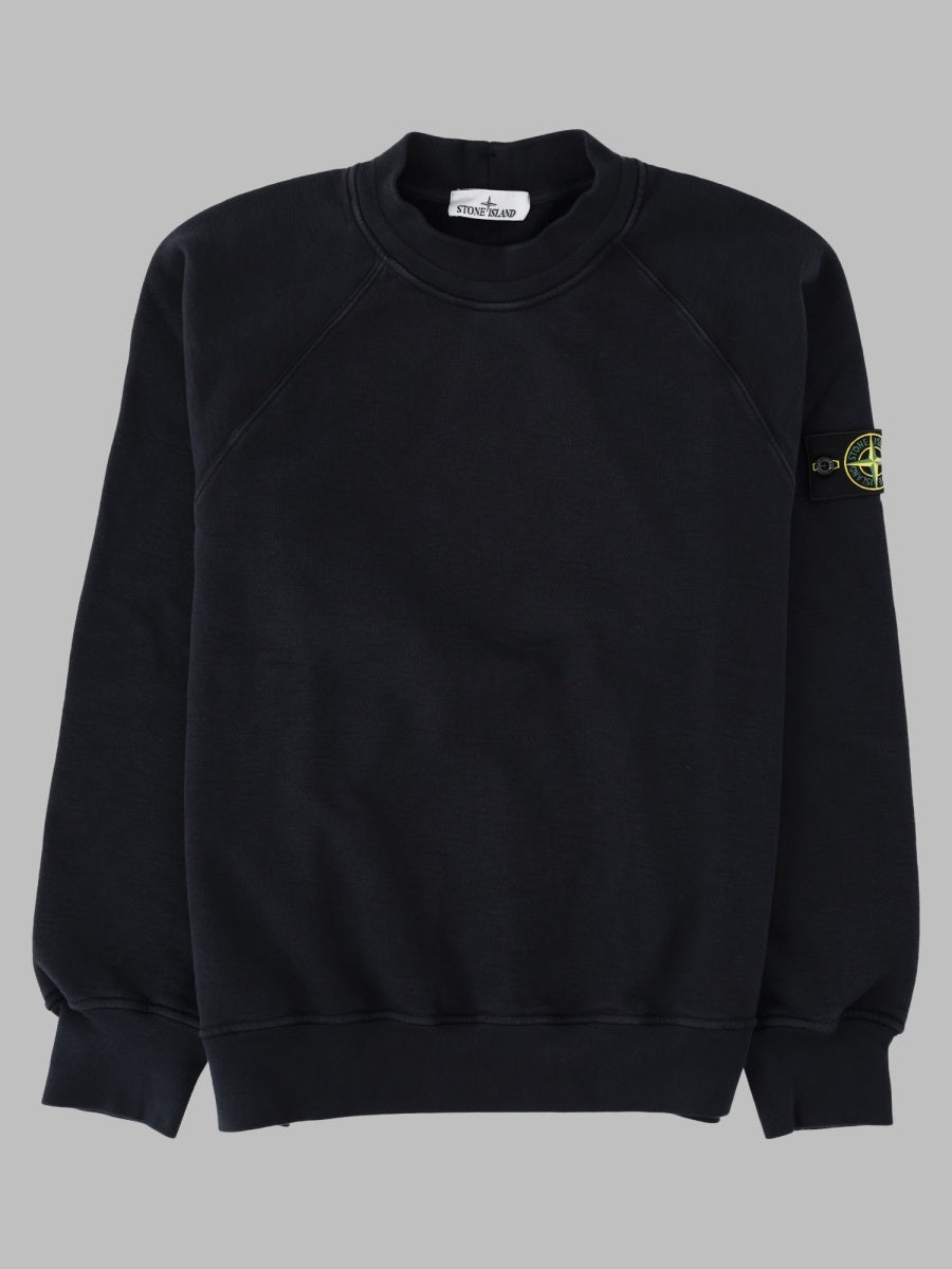 Stone Island Men Felpa Con Patch Logo