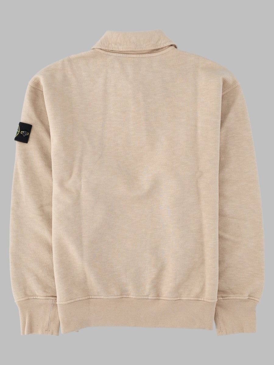 Stone Island Men Felpa Oversize Con Colletto Polo