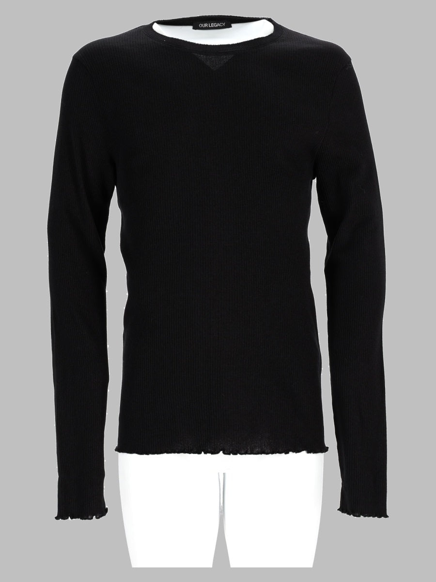 Our Legacy Men T-Shirt A Manicia Lunga In Misto Cotone