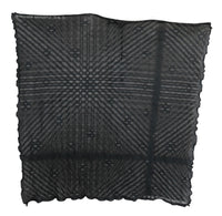 Costume National Black Gray Viscose Foulard Branded Women's Scarf
