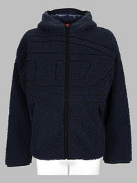 Diesel Men Giacca Teddy Con Cappuccio
