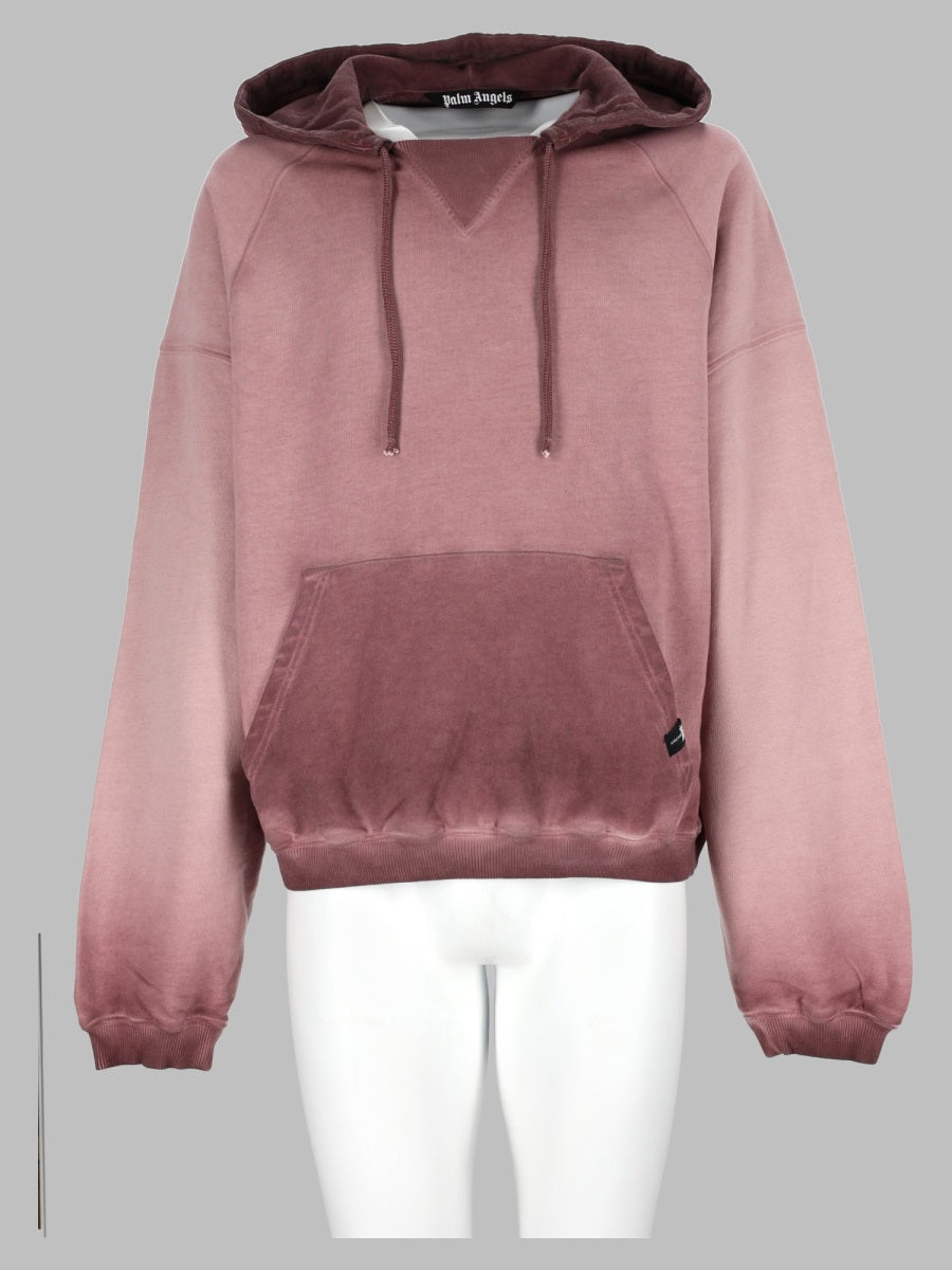 Palm Angels Men Felpa Con Logo E Cappuccio