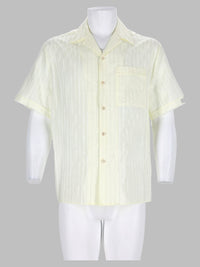 Versace Men Camicia Jacquard Micro Greca
