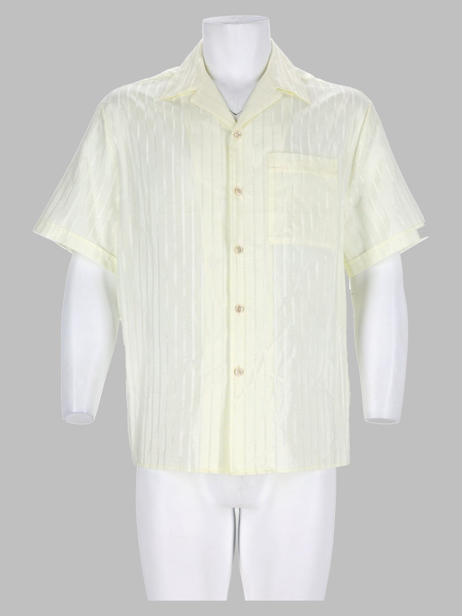 Versace Men Camicia Jacquard Micro Greca