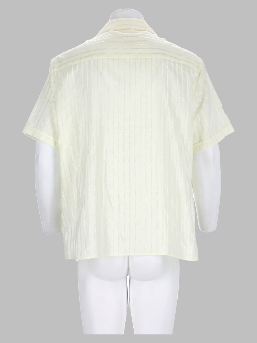 Versace Men Camicia Jacquard Micro Greca