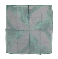 Costume National Green Silk Shawl Foulard Wrap Women's Scarf