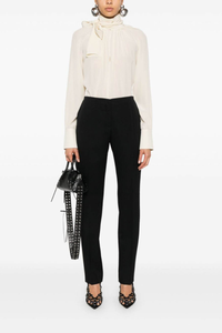 Givenchy Blouse With Knot Collar_Eggshell