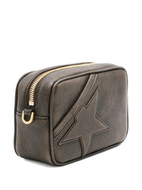 GOLDEN GOOSE Mini Star Bag In Distressed Leather With Tone-On-Tone Star Women