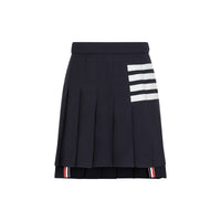 Thom Browne 4-Bar Pleated Miniskirt Women