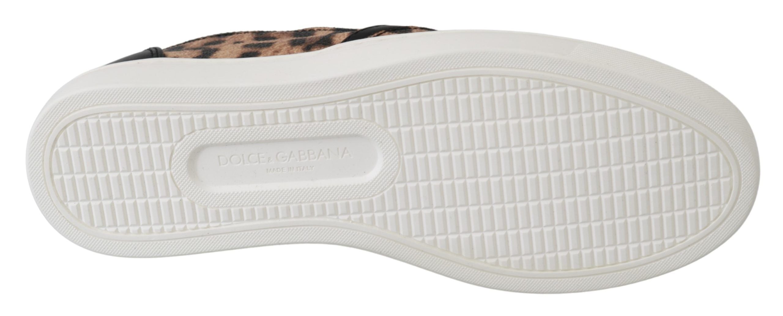 Dolce & Gabbana Dolce & Gabbana Leather Leopard #dgfamily Loafers Women's Shoes