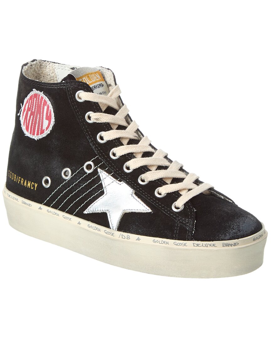 Golden Goose Francy Suede High-Top Sneaker 35 Black