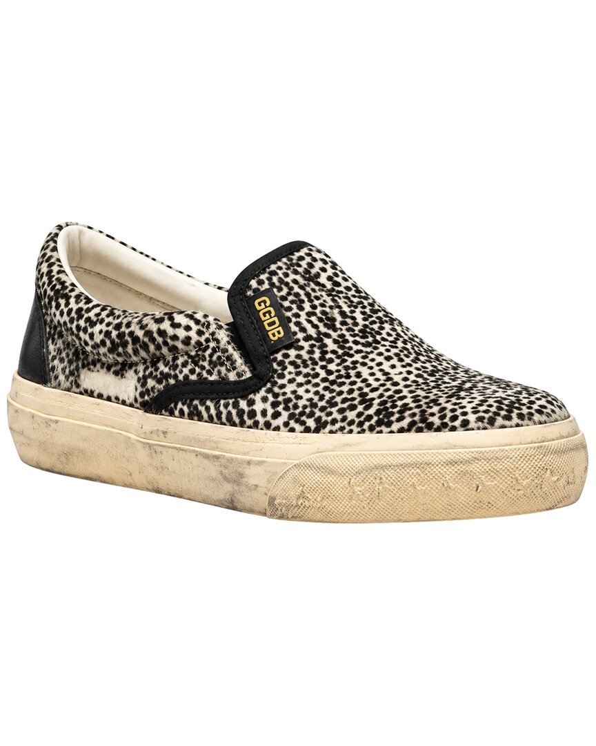 Golden Goose Vce Animal-Print Leather Sneaker