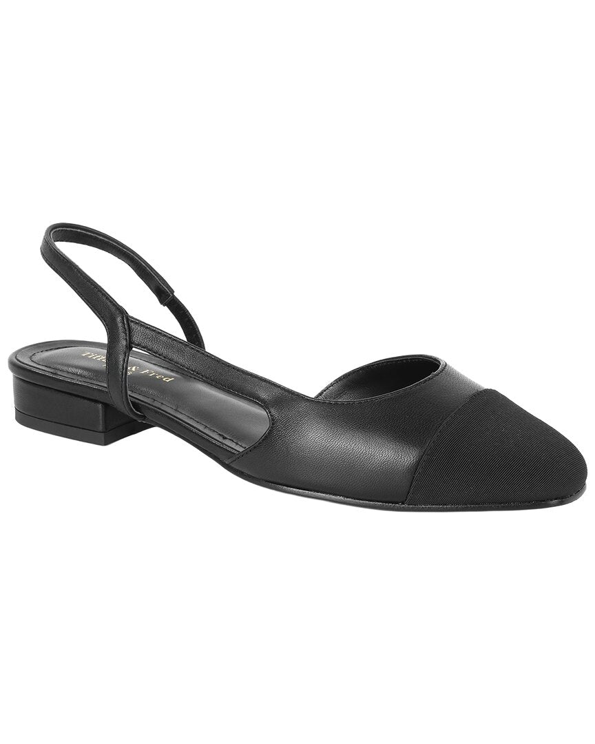 Tiffany & Fred Paris 2-Tone Leather Flat