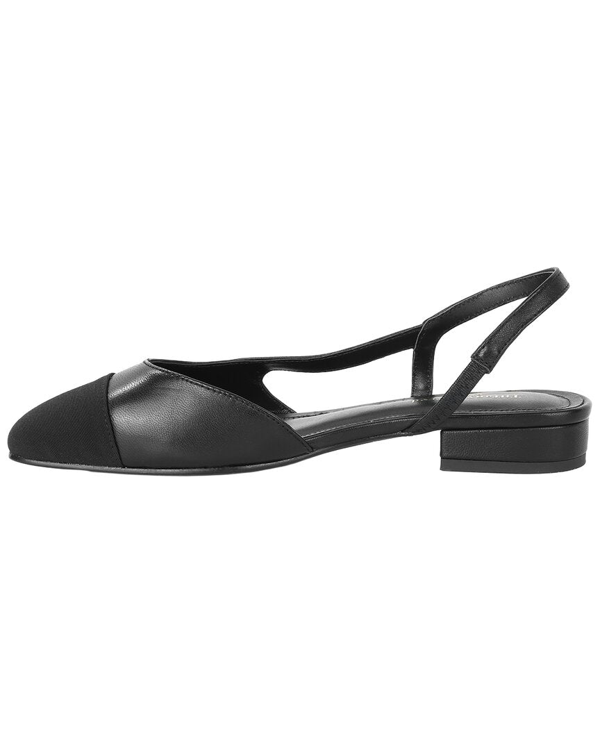 Tiffany & Fred Paris 2-Tone Leather Flat