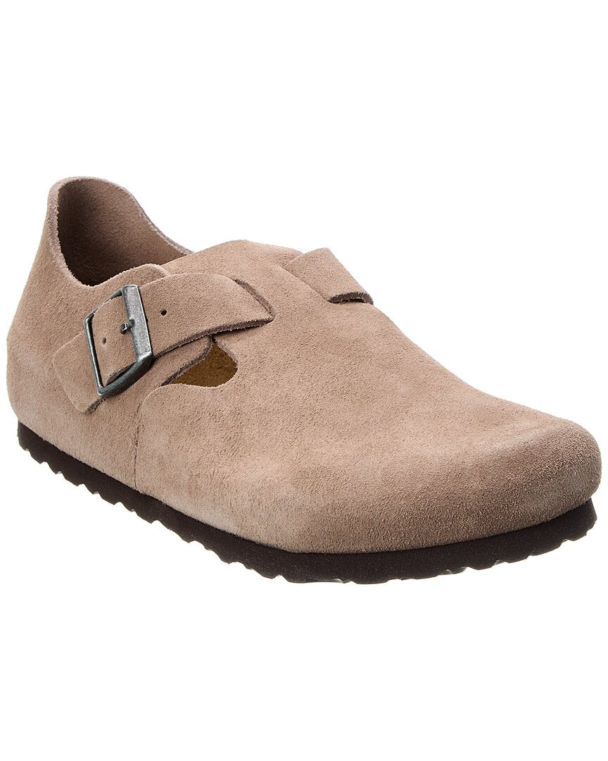 Birkenstock Birkenstock London Bs Suede Clog, 42, Brown