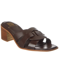 M By Bruno Magli Aria Leather Sandals Brown Multi