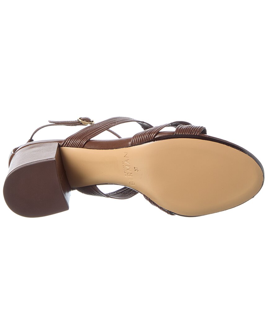 Alexandre Birman Olga Block 60 Leather Sandal
