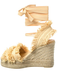Castañer Belisa Raffia Wedge Sandal